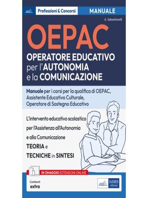 cover image of [EBOOK] OEPAC-Operatore Educativo per l'Autonomia e la Comunicazione